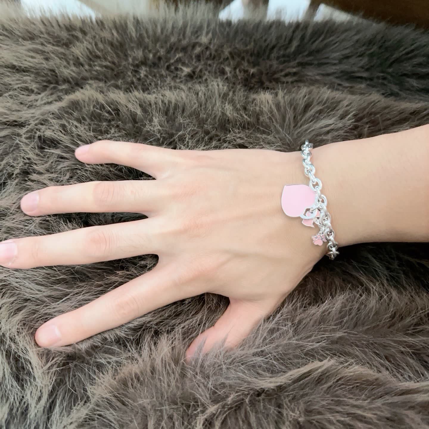 Tiffany & Co. Heart Charm Bracelet